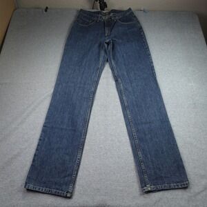 Cruel Girl Jeans‎ Womens Juniors 9 Long Blue Western Straight Slim Cowgirl Denim